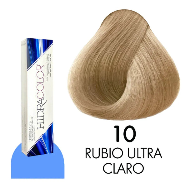 TINTE EN CREMA PARA EL CABELLO HIDRACOLOR FORMULA 1+1/2 CON PROTEINAS Y EXTRACTOS NATURALES GAMA DE COLORES 90 ML