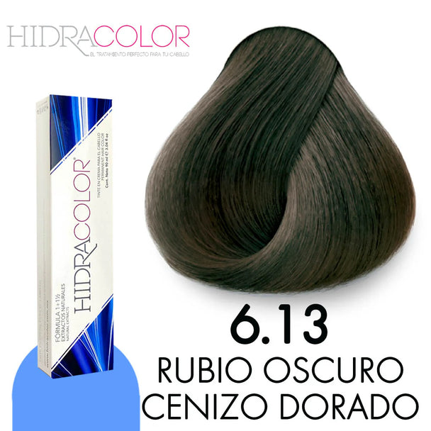 TINTE EN CREMA PARA EL CABELLO HIDRACOLOR FORMULA 1+1/2 CON PROTEINAS Y EXTRACTOS NATURALES GAMA DE COLORES 90 ML