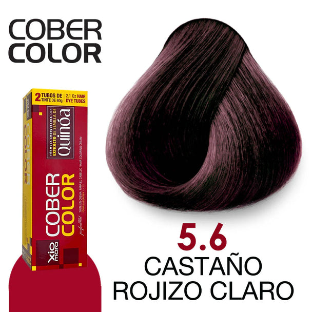 cober color XIOMARA gama colores con extracto de quinoa 2 tubos de tinte de 60gr