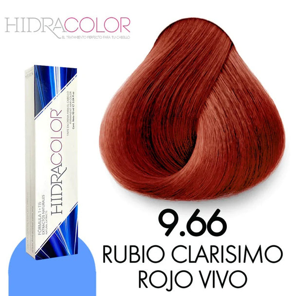 TINTE EN CREMA PARA EL CABELLO HIDRACOLOR FORMULA 1+1/2 CON PROTEINAS Y EXTRACTOS NATURALES GAMA DE COLORES 90 ML
