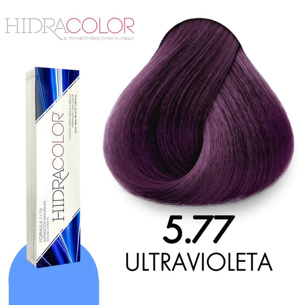 TINTE EN CREMA PARA EL CABELLO HIDRACOLOR FORMULA 1+1/2 CON PROTEINAS Y EXTRACTOS NATURALES GAMA DE COLORES 90 ML