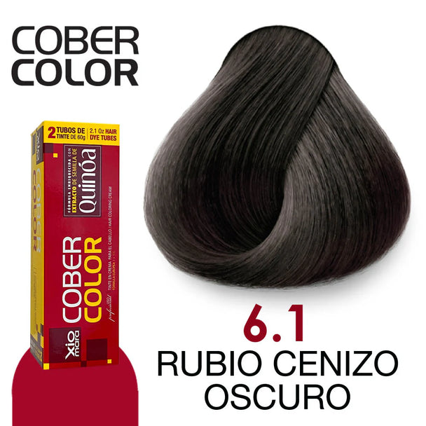 cober color XIOMARA gama colores con extracto de quinoa 2 tubos de tinte de 60gr