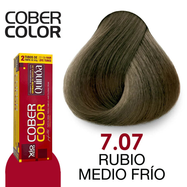 cober color XIOMARA gama colores con extracto de quinoa 2 tubos de tinte de 60gr