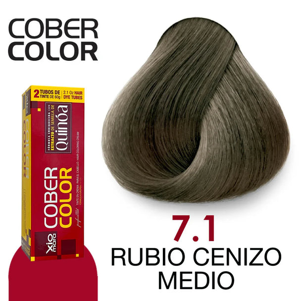cober color XIOMARA gama colores con extracto de quinoa 2 tubos de tinte de 60gr