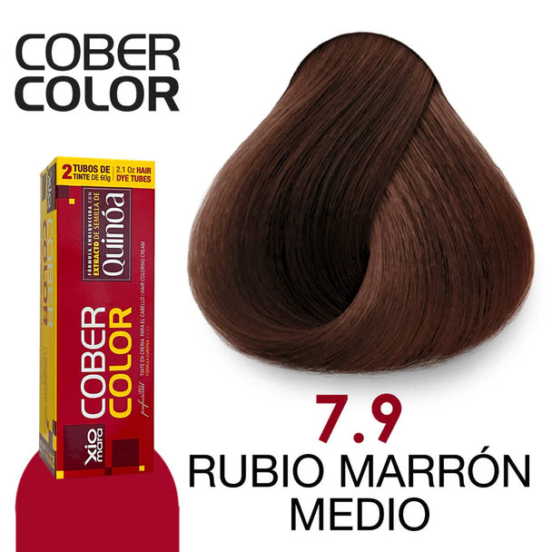cober color XIOMARA gama colores con extracto de quinoa 2 tubos de tinte de 60gr