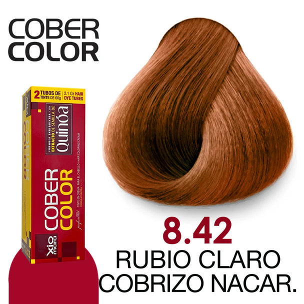 cober color XIOMARA gama colores con extracto de quinoa 2 tubos de tinte de 60gr