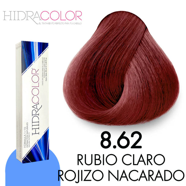 TINTE EN CREMA PARA EL CABELLO HIDRACOLOR FORMULA 1+1/2 CON PROTEINAS Y EXTRACTOS NATURALES GAMA DE COLORES 90 ML