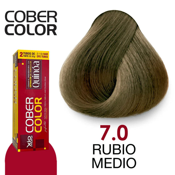 cober color XIOMARA gama colores con extracto de quinoa 2 tubos de tinte de 60gr