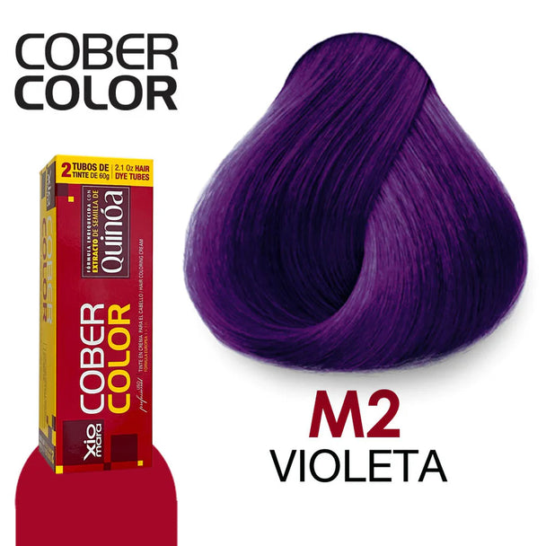 cober color XIOMARA gama colores con extracto de quinoa 2 tubos de tinte de 60gr