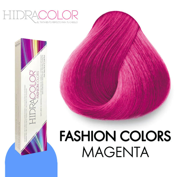 tinte semi permanente HIDRACOLOR fashion colors sin amoniaco con extractos naturales y proteínas 90 ml