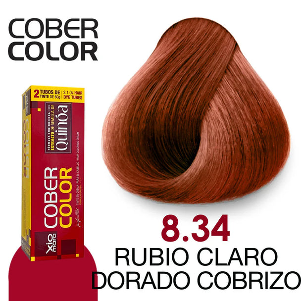 cober color XIOMARA gama colores con extracto de quinoa 2 tubos de tinte de 60gr