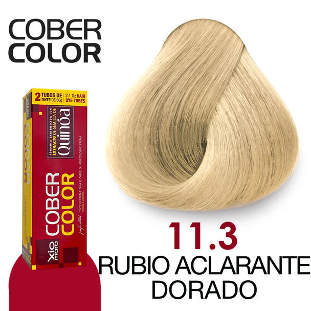 cober color XIOMARA gama colores con extracto de quinoa 2 tubos de tinte de 60gr