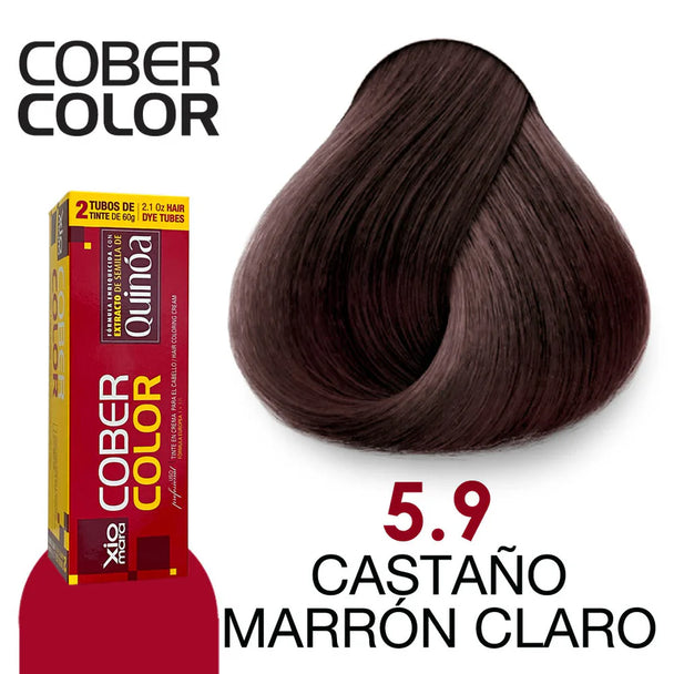 cober color XIOMARA gama colores con extracto de quinoa 2 tubos de tinte de 60gr