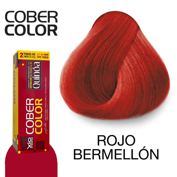cober color XIOMARA gama colores con extracto de quinoa 2 tubos de tinte de 60gr