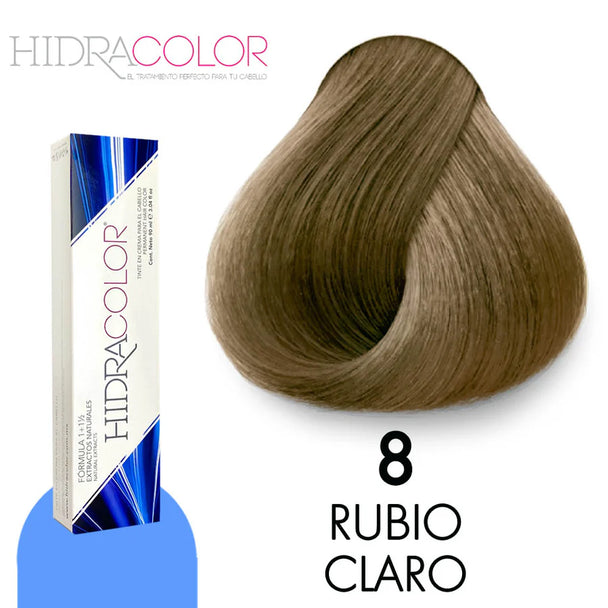 TINTE EN CREMA PARA EL CABELLO HIDRACOLOR FORMULA 1+1/2 CON PROTEINAS Y EXTRACTOS NATURALES GAMA DE COLORES 90 ML