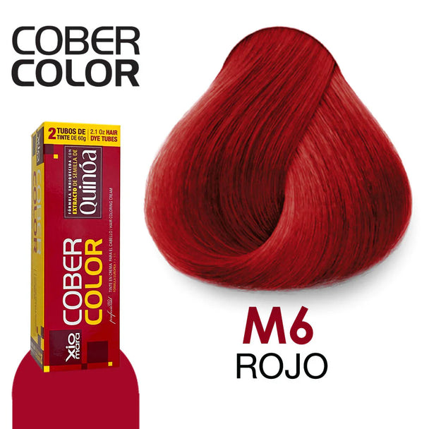 cober color XIOMARA gama colores con extracto de quinoa 2 tubos de tinte de 60gr