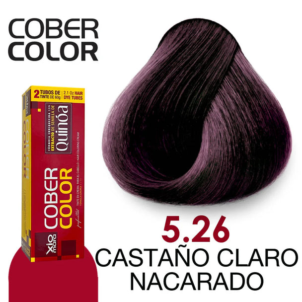 cober color XIOMARA gama colores con extracto de quinoa 2 tubos de tinte de 60gr