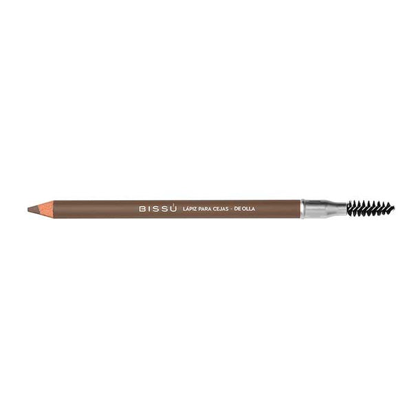 lápiz de madera para cejas con cepillo BISSU varios tonos 1.14 gr