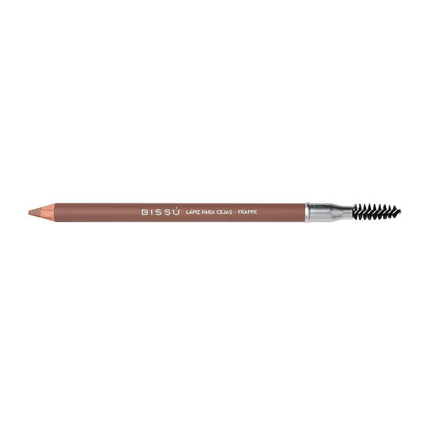 lápiz de madera para cejas con cepillo BISSU varios tonos 1.14 gr
