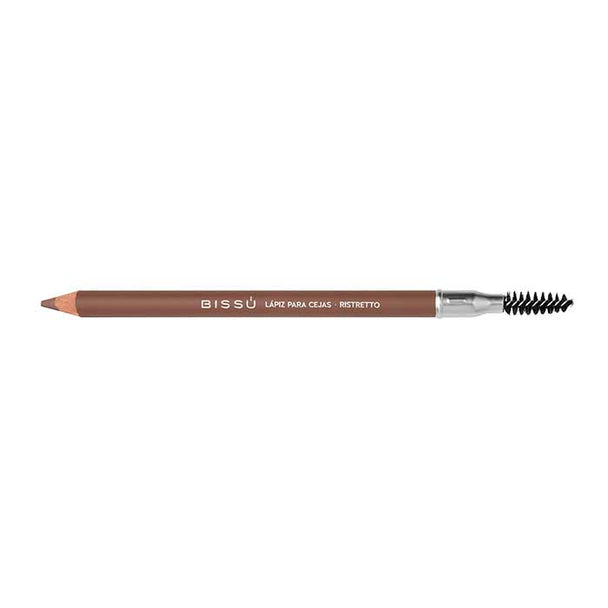 lápiz de madera para cejas con cepillo BISSU varios tonos 1.14 gr