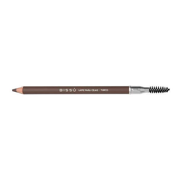 lápiz de madera para cejas con cepillo BISSU varios tonos 1.14 gr