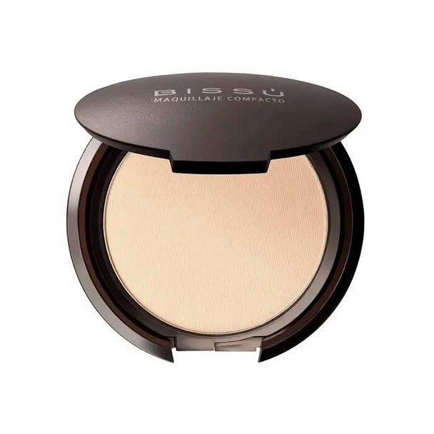 maquillaje compacto para rostro BISSU acabado mate varios tonos 8gr