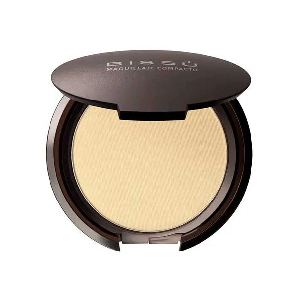 maquillaje compacto para rostro BISSU acabado mate varios tonos 8gr