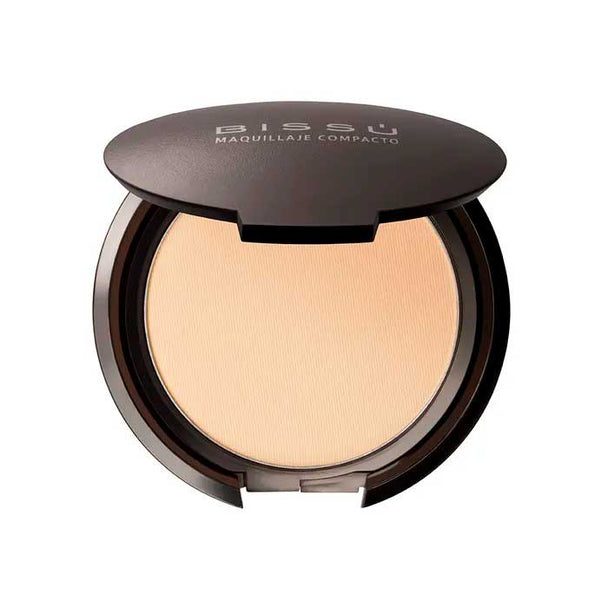 maquillaje compacto para rostro BISSU acabado mate varios tonos 8gr