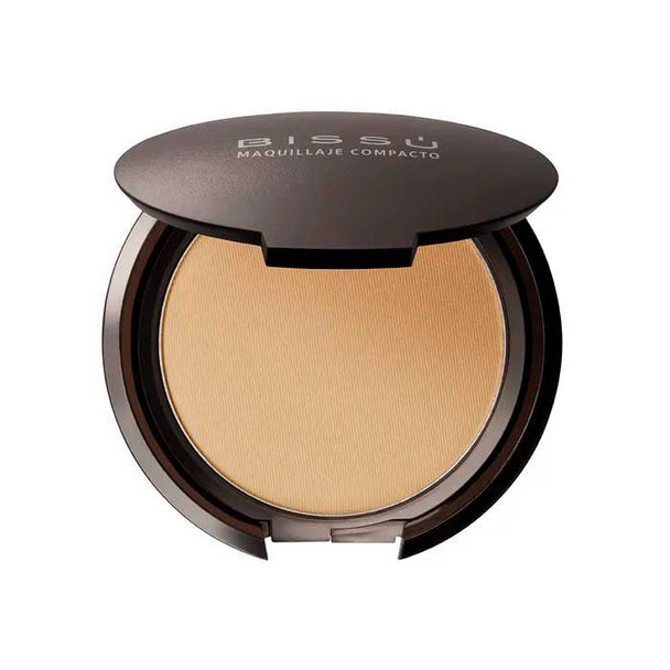 maquillaje compacto para rostro BISSU acabado mate varios tonos 8gr