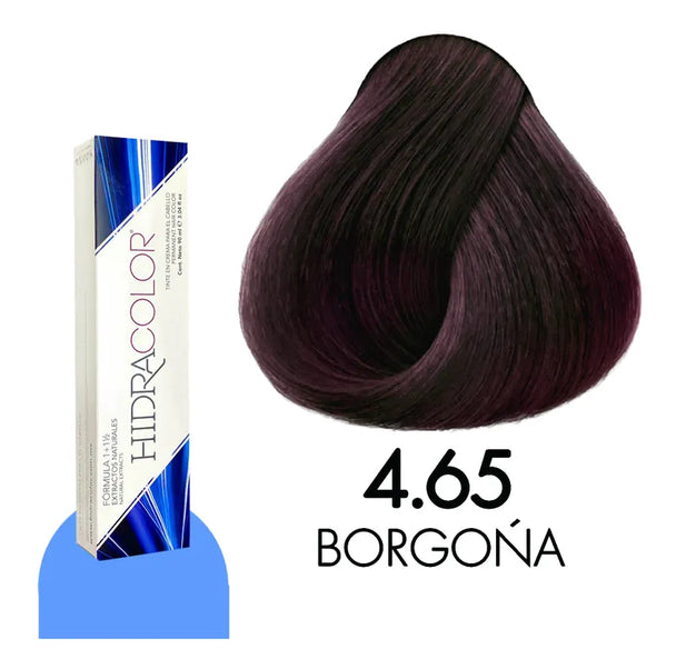TINTE EN CREMA PARA EL CABELLO HIDRACOLOR FORMULA 1+1/2 CON PROTEINAS Y EXTRACTOS NATURALES GAMA DE COLORES 90 ML