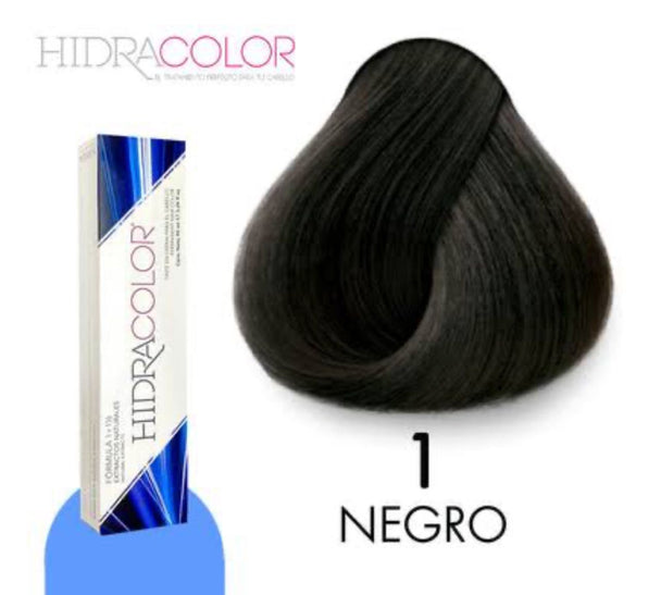 TINTE EN CREMA PARA EL CABELLO HIDRACOLOR FORMULA 1+1/2 CON PROTEINAS Y EXTRACTOS NATURALES GAMA DE COLORES 90 ML