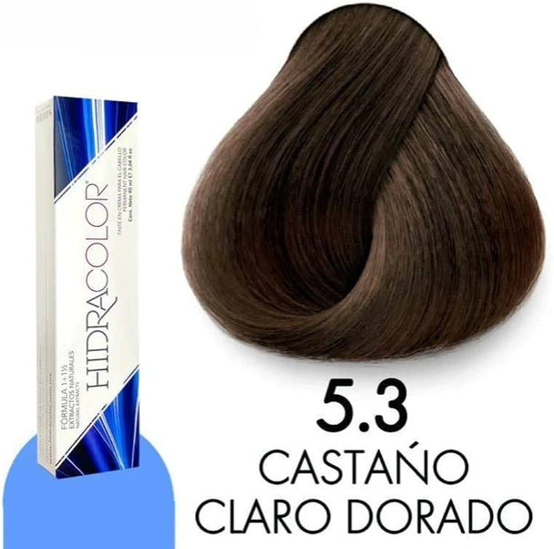 TINTE EN CREMA PARA EL CABELLO HIDRACOLOR FORMULA 1+1/2 CON PROTEINAS Y EXTRACTOS NATURALES GAMA DE COLORES 90 ML