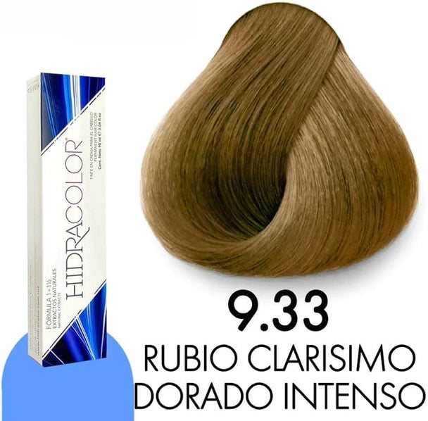 TINTE EN CREMA PARA EL CABELLO HIDRACOLOR FORMULA 1+1/2 CON PROTEINAS Y EXTRACTOS NATURALES GAMA DE COLORES 90 ML