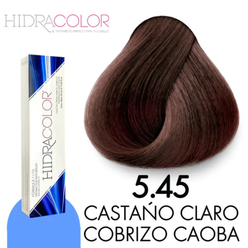 TINTE EN CREMA PARA EL CABELLO HIDRACOLOR FORMULA 1+1/2 CON PROTEINAS Y EXTRACTOS NATURALES GAMA DE COLORES 90 ML