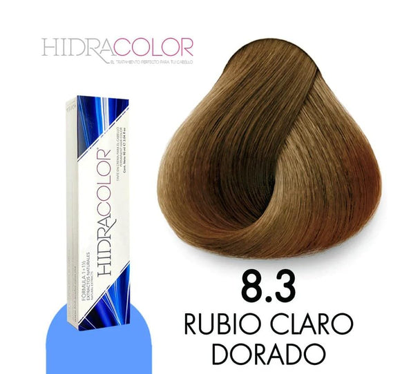 TINTE EN CREMA PARA EL CABELLO HIDRACOLOR FORMULA 1+1/2 CON PROTEINAS Y EXTRACTOS NATURALES GAMA DE COLORES 90 ML