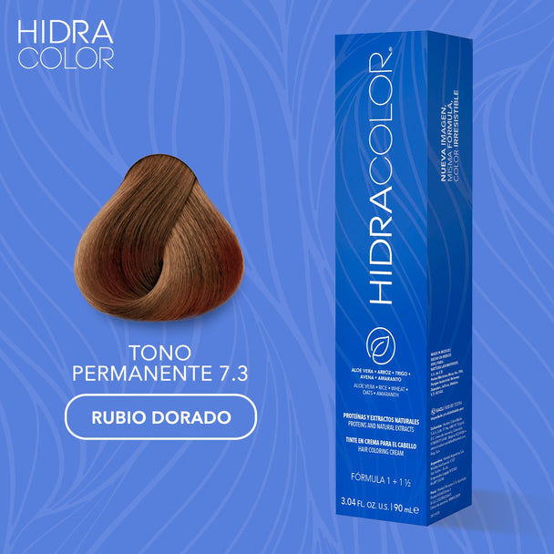 TINTE EN CREMA PARA EL CABELLO HIDRACOLOR FORMULA 1+1/2 CON PROTEINAS Y EXTRACTOS NATURALES GAMA DE COLORES 90 ML