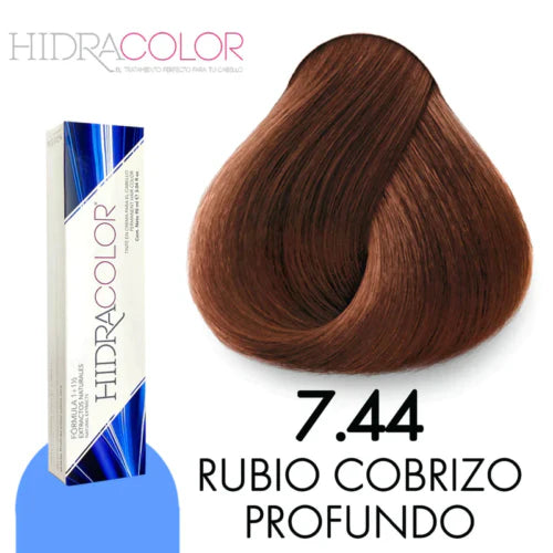 TINTE EN CREMA PARA EL CABELLO HIDRACOLOR FORMULA 1+1/2 CON PROTEINAS Y EXTRACTOS NATURALES GAMA DE COLORES 90 ML