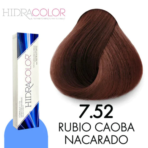 TINTE EN CREMA PARA EL CABELLO HIDRACOLOR FORMULA 1+1/2 CON PROTEINAS Y EXTRACTOS NATURALES GAMA DE COLORES 90 ML