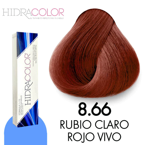 TINTE EN CREMA PARA EL CABELLO HIDRACOLOR FORMULA 1+1/2 CON PROTEINAS Y EXTRACTOS NATURALES GAMA DE COLORES 90 ML