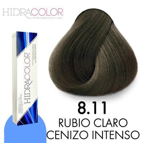TINTE EN CREMA PARA EL CABELLO HIDRACOLOR FORMULA 1+1/2 CON PROTEINAS Y EXTRACTOS NATURALES GAMA DE COLORES 90 ML