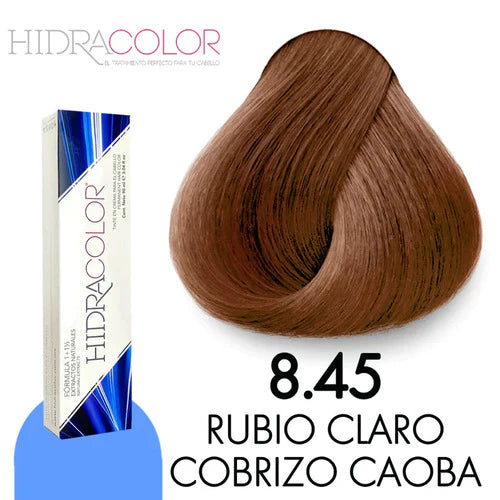 TINTE EN CREMA PARA EL CABELLO HIDRACOLOR FORMULA 1+1/2 CON PROTEINAS Y EXTRACTOS NATURALES GAMA DE COLORES 90 ML