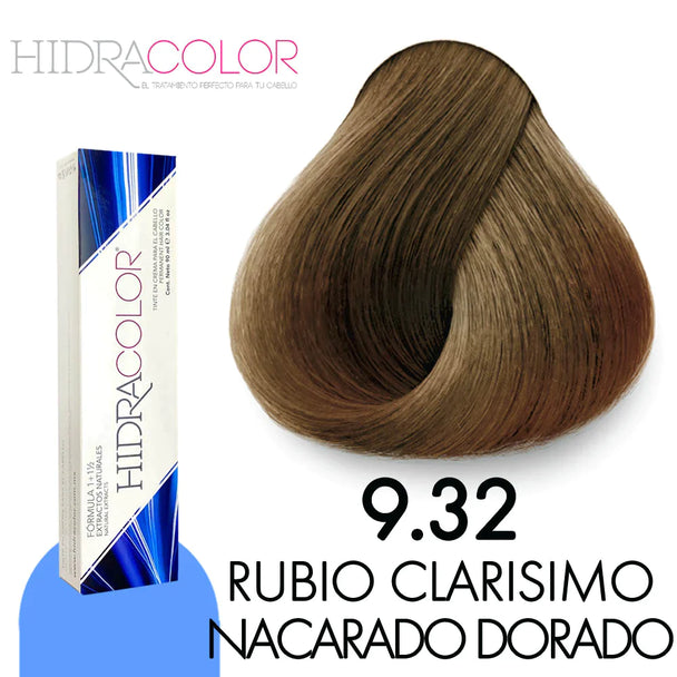 TINTE EN CREMA PARA EL CABELLO HIDRACOLOR FORMULA 1+1/2 CON PROTEINAS Y EXTRACTOS NATURALES GAMA DE COLORES 90 ML