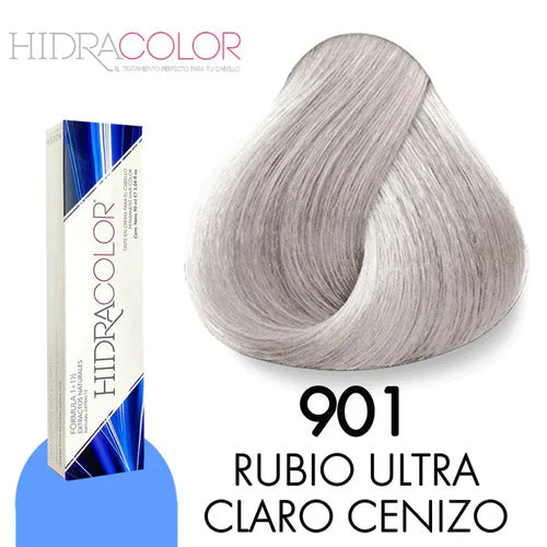 TINTE EN CREMA PARA EL CABELLO HIDRACOLOR FORMULA 1+1/2 CON PROTEINAS Y EXTRACTOS NATURALES GAMA DE COLORES 90 ML
