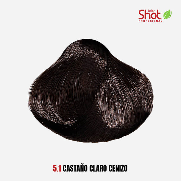 tinte en crema permanente para cabello KOLOR SHOT profesional sin amoniaco 90 gr