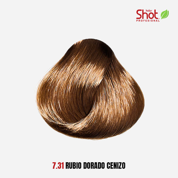 tinte en crema permanente para cabello KOLOR SHOT profesional sin amoniaco 90 gr