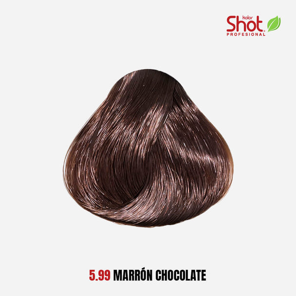 tinte en crema permanente para cabello KOLOR SHOT profesional sin amoniaco 90 gr