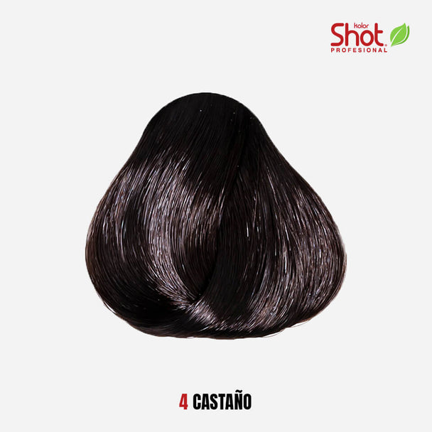 tinte en crema permanente para cabello KOLOR SHOT profesional sin amoniaco 90 gr