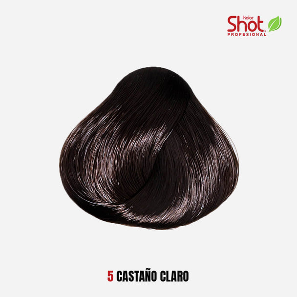 tinte en crema permanente para cabello KOLOR SHOT profesional sin amoniaco 90 gr