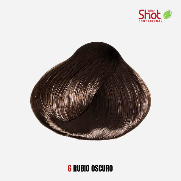 tinte en crema permanente para cabello KOLOR SHOT profesional sin amoniaco 90 gr