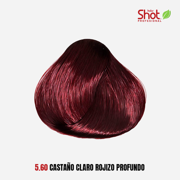 tinte en crema permanente para cabello KOLOR SHOT profesional sin amoniaco 90 gr